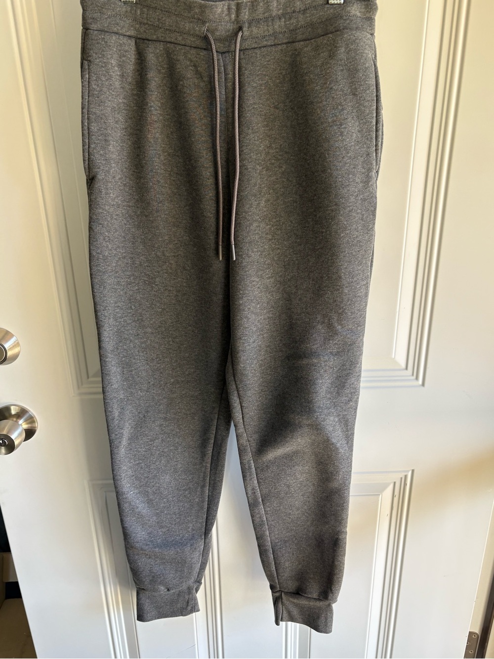 Women's Gray Drawstring Jogger Pants